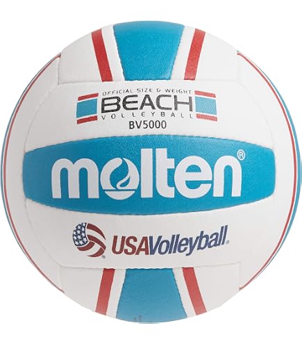 Molten FIVB Approved Elite Beach Volleyball Red/White/Blue